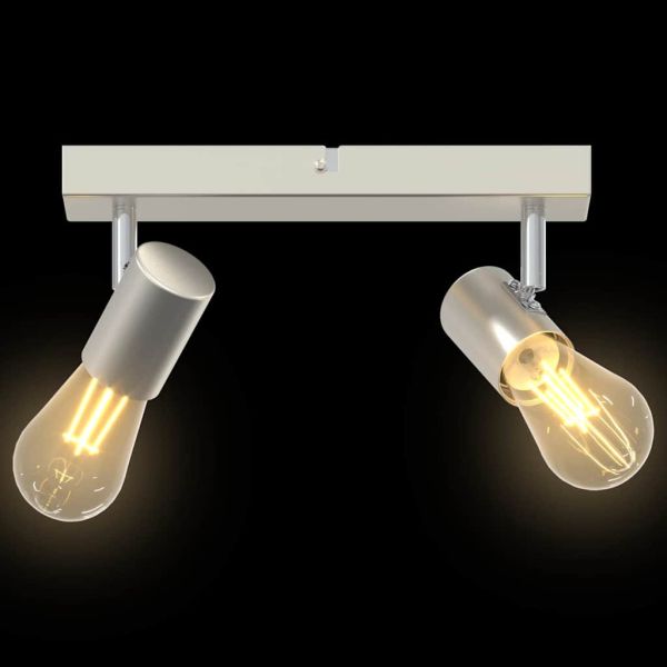 Таванен спот с прожектори Никел 26 x 6,5 x 11,5 см Метал