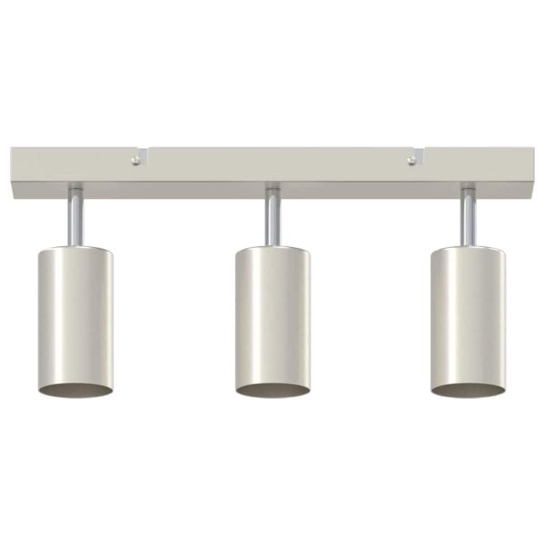 Таванен спот с прожектори Никел 38 x 5,5 x 16,5 см Метал