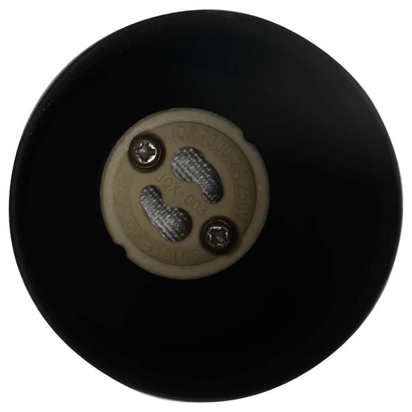 Таванен спот с прожектори Черно 26 x 26 x 16,5 см Метал