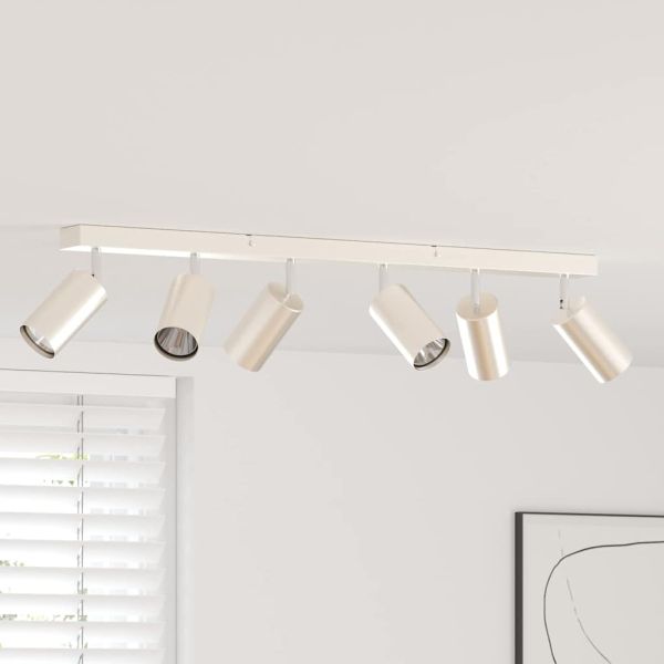 Таванен спот с прожектори Никел 73 x 5,5 x 16,5 см Метал
