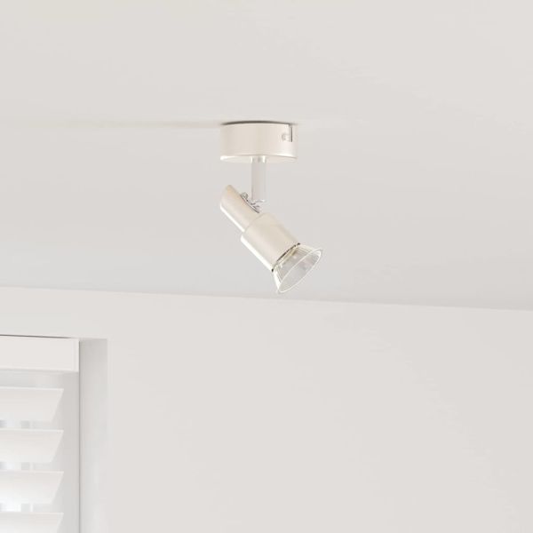 Таванен спот с прожектори Никел 8 x 8 x 10,5 см Стомана