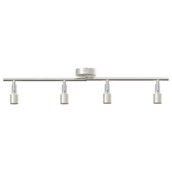 Таванен спот с прожектори Никел 70 x 9 x 12,5 см Стомана