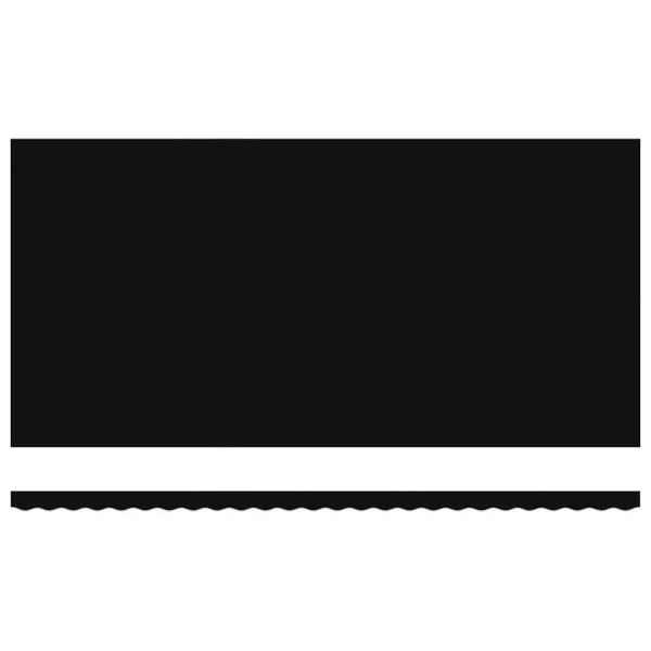 Резервен плат за тента Черно 580 x 295 см Полиестер