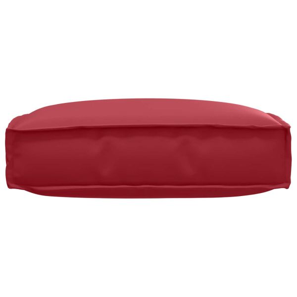 Възглавница Виненочервен 60 x 60 x 12 cm Оксфордска тъкан