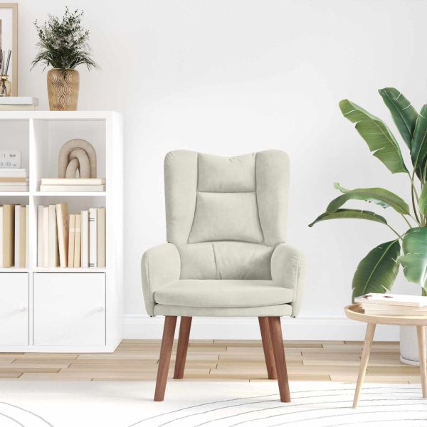 фотьойл Крем 63 x 67 x 94 см Кадифе