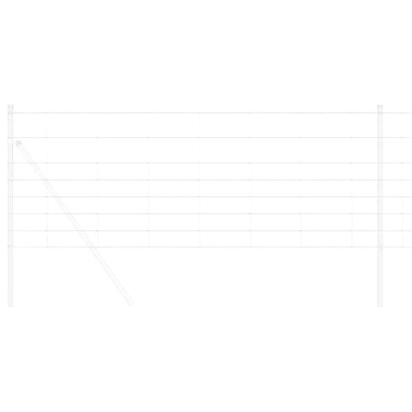 Ограда за пасища Сребрист 25 x 0,8 m Поцинкована стомана