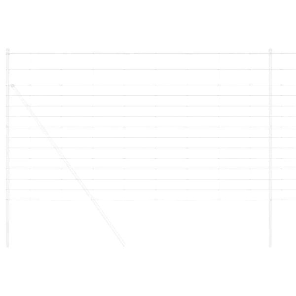 Ограда за пасища Сребрист 25 x 1,4 м Поцинкована стомана