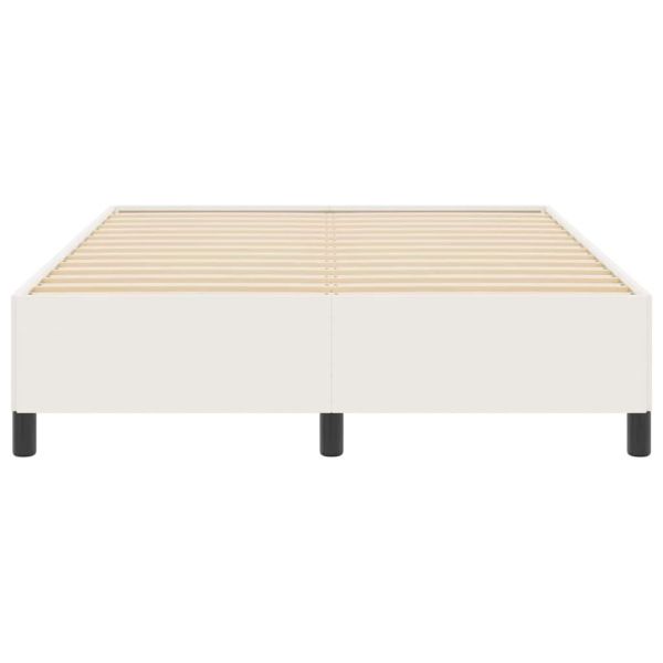 Легло с пружинирана основа Крем 160 x 200 cm Кадифе