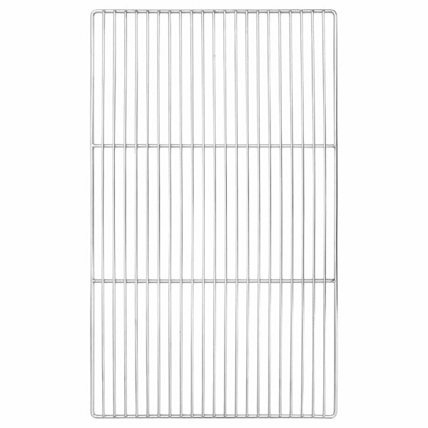 Решетка за грил Сребрист 67 x 40 см Неръждаема стомана