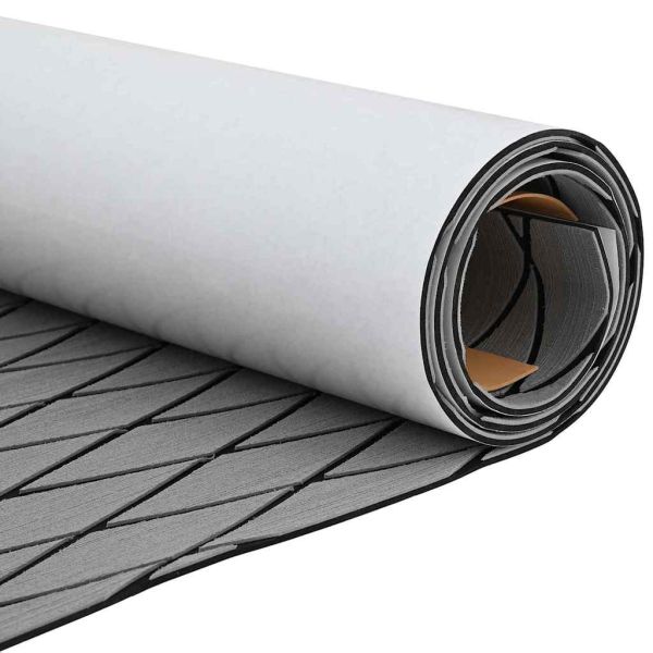 Мат за лодки Арлекин Светло сив с черно 190 x 70 x 0,5 см EVA