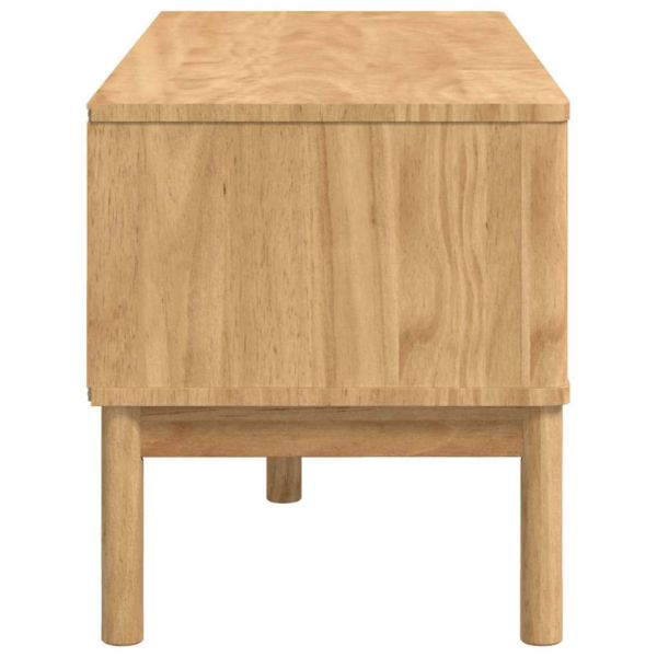 Лавица за коридор Кафяво с восъчно покритие 115 x 40 x 45 см