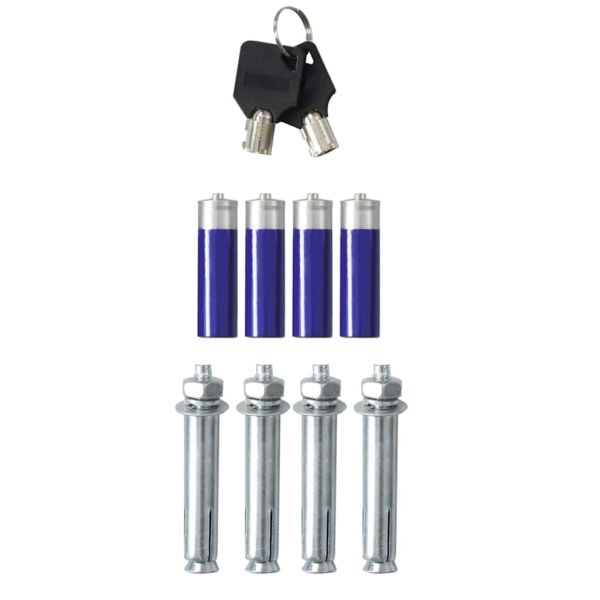 Цифров сейф с заключване Тъмносив 35 x 31 x 80 см Стомана