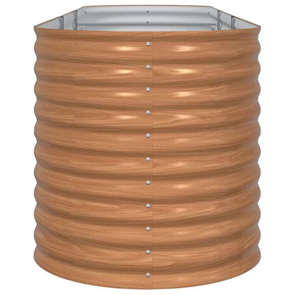 Повдигнато легло Кафяво 320 x 80 x 81 cm Стомана