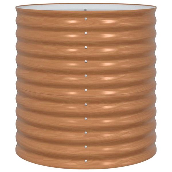 Повдигнато легло Кафяво 80 x 80 x 81 cm Стомана