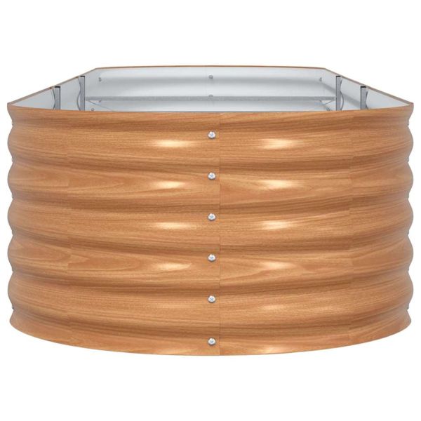 Повдигнато легло Кафяво 320 x 80 x 44 cm Стомана