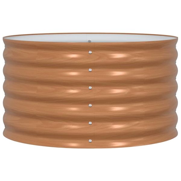 Повдигнато легло Кафяво 80 x 80 x 44 cm Стомана