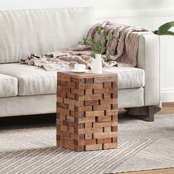 Стук Естествен 29 x 29 x 48 см Масивна регенерирана дървесина