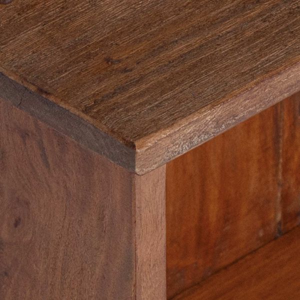 Рафтове с рафт Кафяво 47 x 16 x 55 см Масивно махагоново дърво