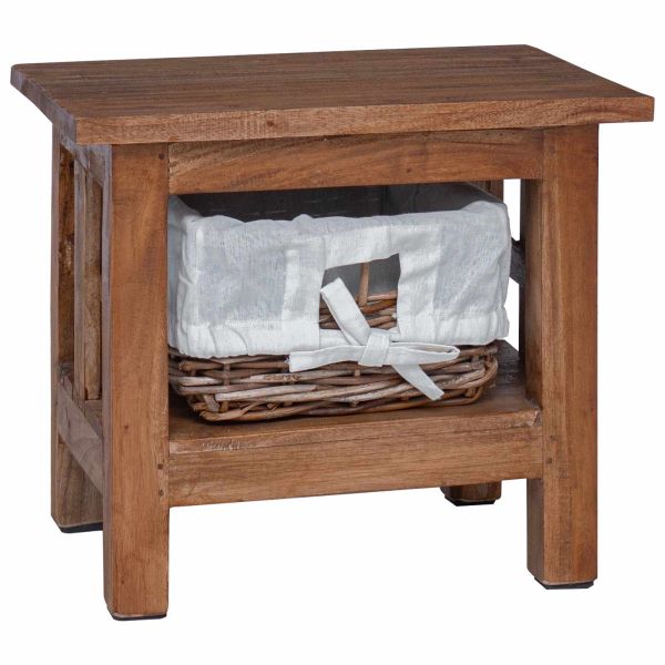 Странична маса Кафяво Масивна махагонова дървесина