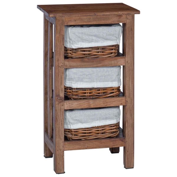 Странична маса Кафяво Масивна махагонова дървесина