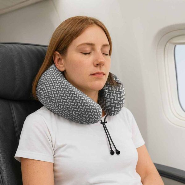 Възглавница с възглавница Сив 30 x 28 x 14 см Полиестер