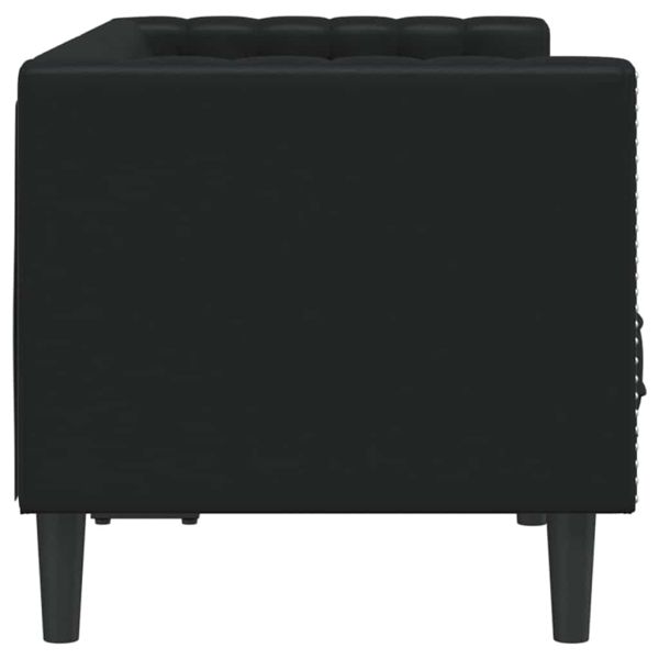 Диван Черно 174 x 74,5 x 70,5 см ПВЦ