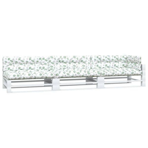 Палетни възглавници, 7 бр, на листа, текстил