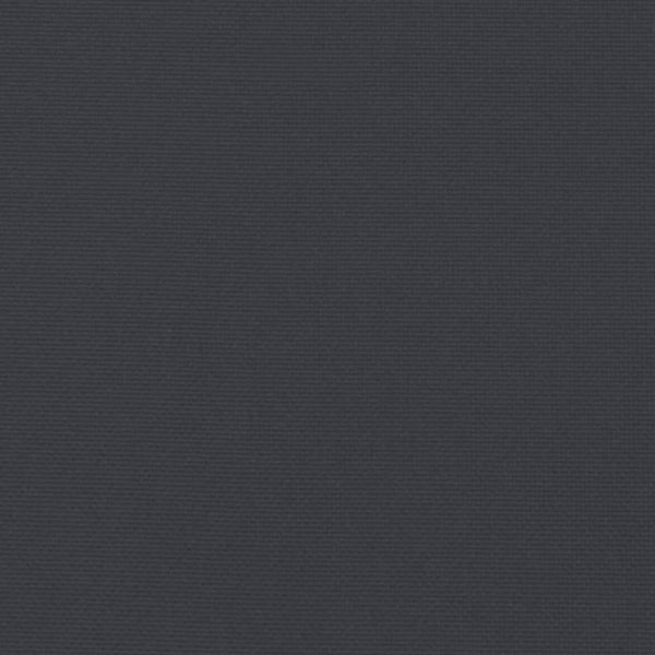 Палетна възглавница, черна, 80x80x12 см, текстил