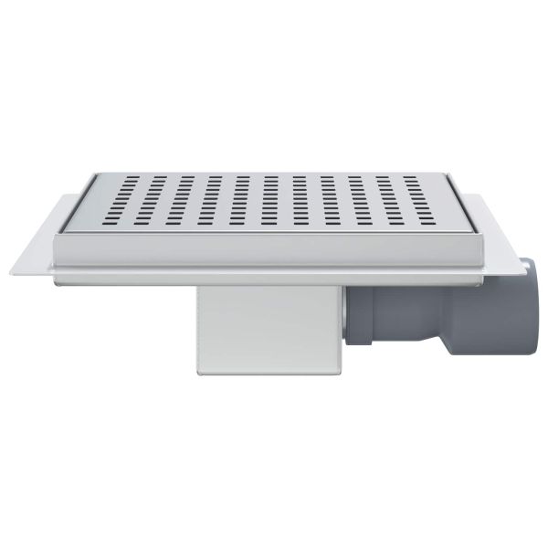 Дренаж за душ с точки Сребрист 20 x 20 cm