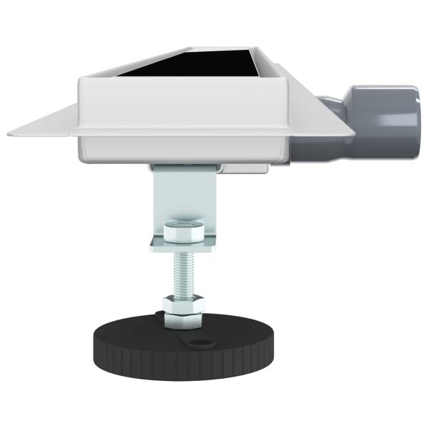 Душов дренаж с стъклено покритие Черно 100 cm