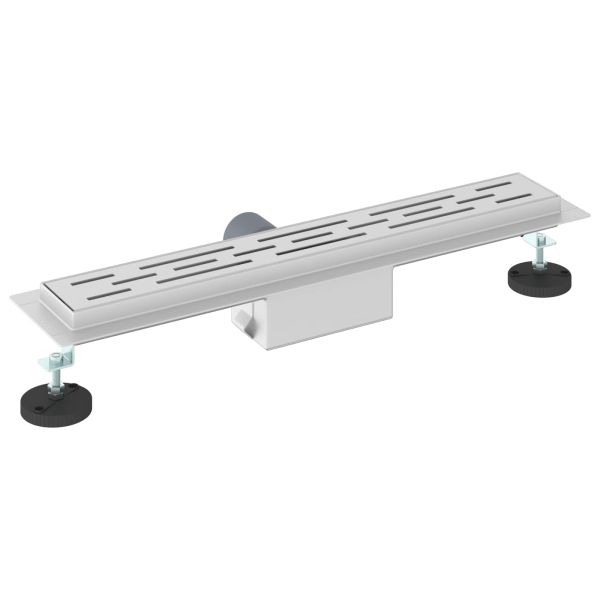 Душов дренаж с линия на дизайна Сребрист 50 cm