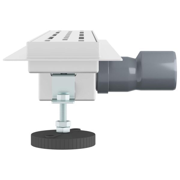 Душов дренаж с линия на дизайна Сребрист 50 cm