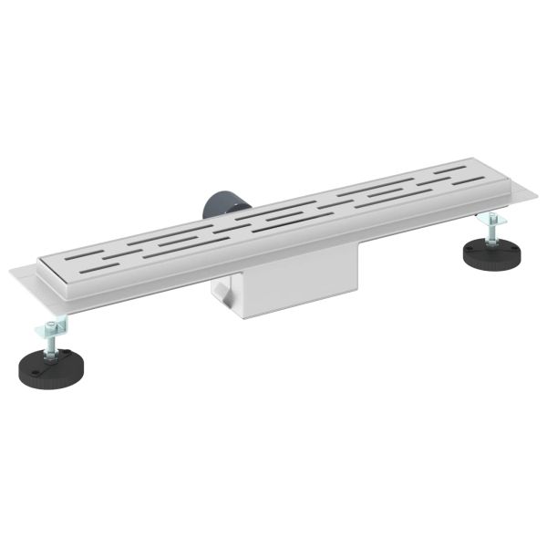 Душов дренаж с линия на дизайна Сребрист 60 cm