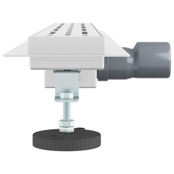 Душов дренаж с линия на дизайна Сребрист 80 cm