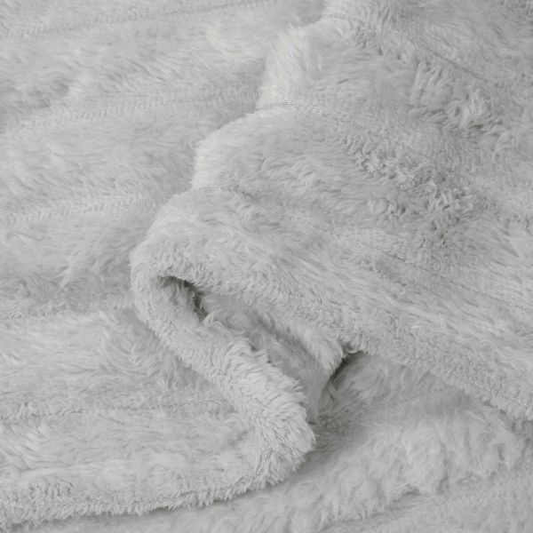 Одеала за хвърляне 6 pcs Сив 270 x 240 см Мека вълна