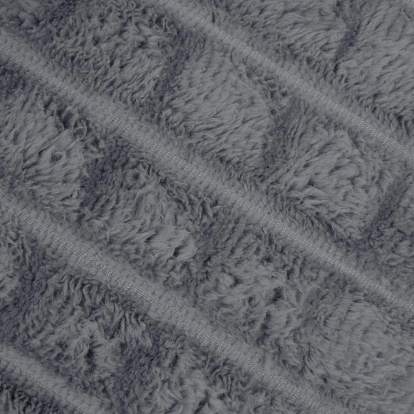 Одеала за хвърляне 6 pcs Тъмен сив 240 x 220 cm Мека вълна