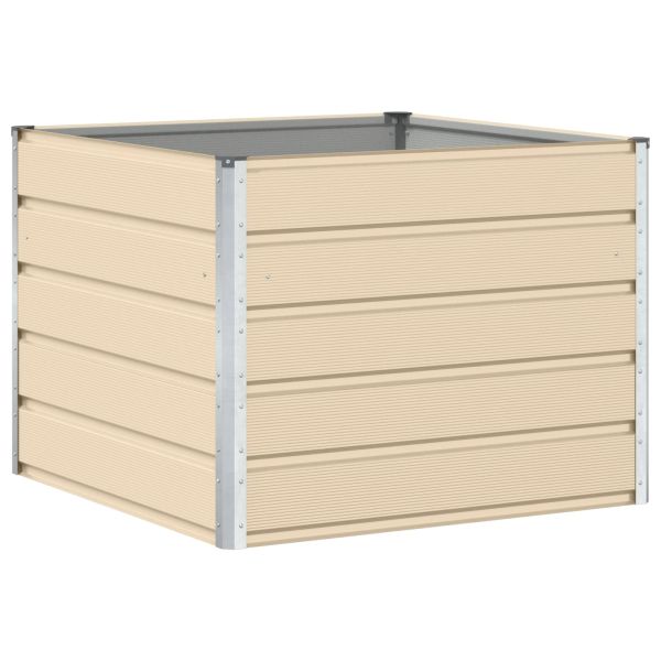 Кашпа Слонова кост 100 x 100 x 75 см Стомана