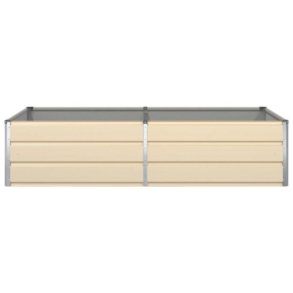 Кашпа Слонова кост 195 x 100 x 45 см Галванизирана стомана