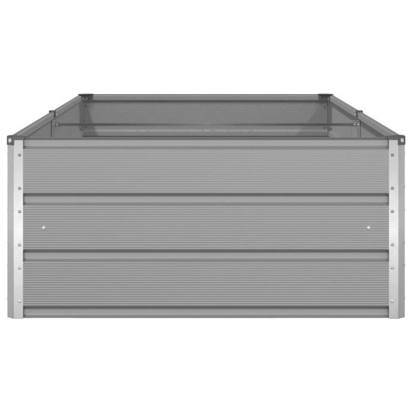 Кашпа Светлосиво 195 x 100 x 45 см Галванизирана стомана