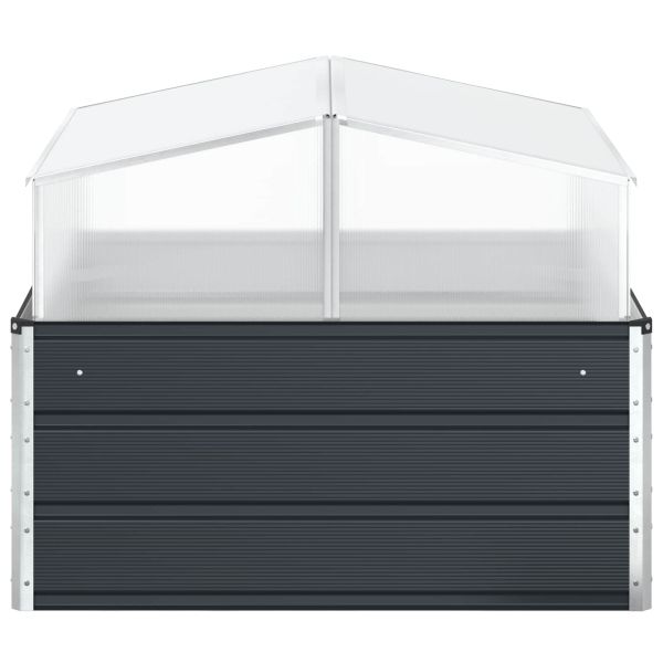 Кашпа Антрацит 100 x 100 x 77 cm Галванизирана стомана