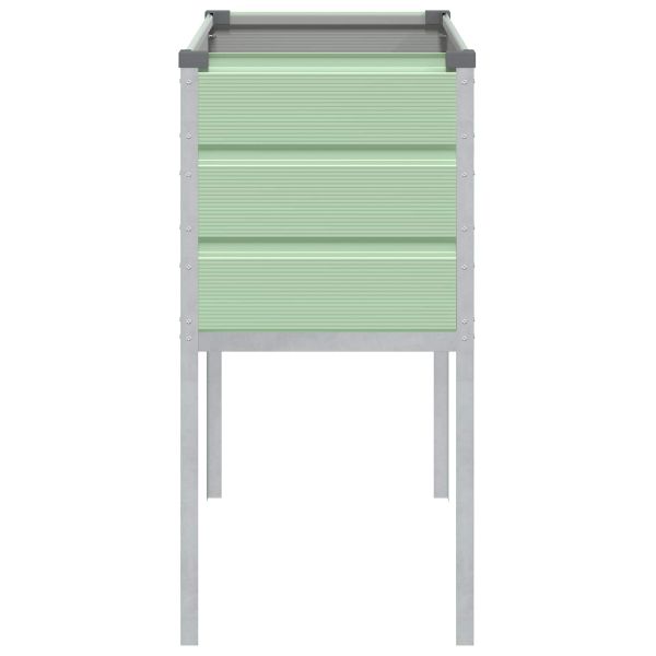 Кашпа Пастелно зелено 100 x 45 x 90 см Галванизирана стомана