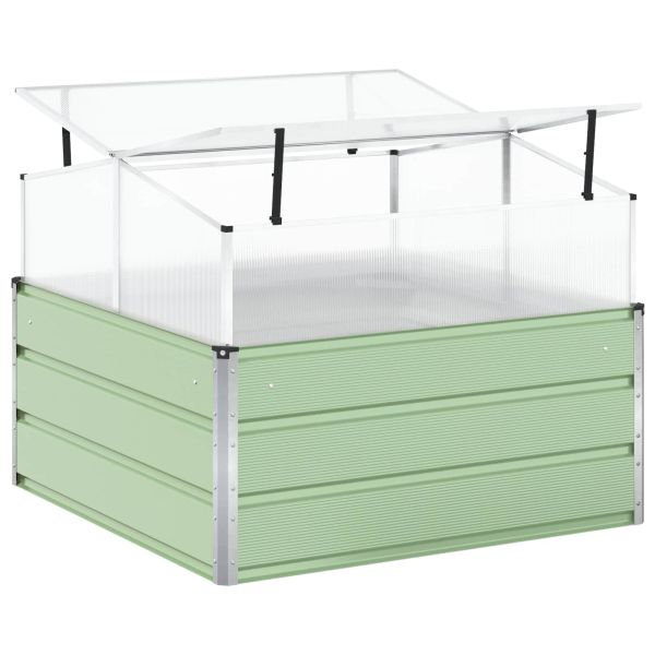 Кашпа Пастелно зелено 100 x 100 x 77 cm Галванизирана стомана