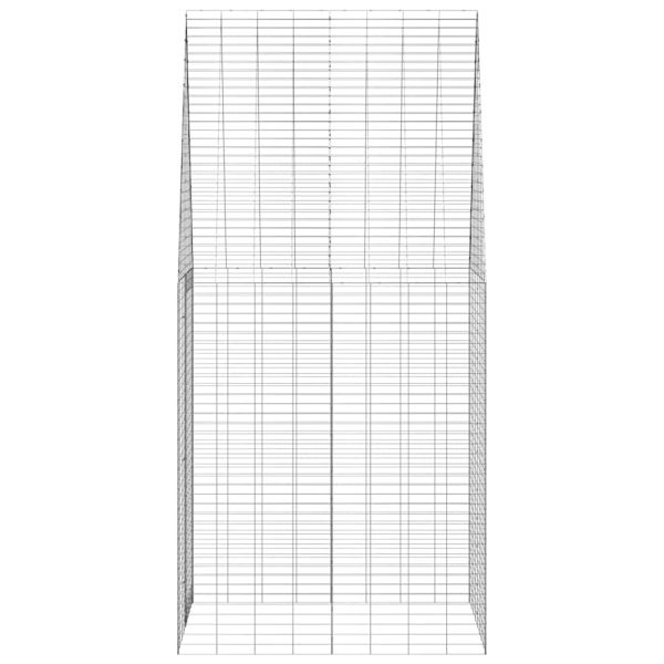 Клетка за заек Сребрист 400 x 100 x 210 см
