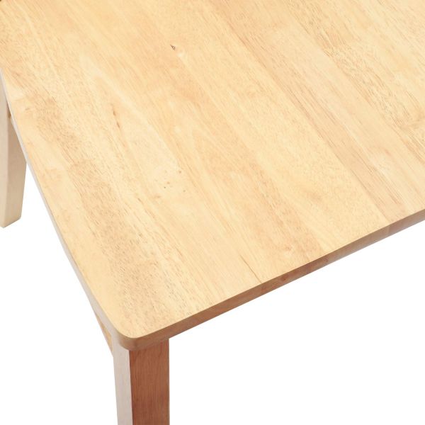 Обедени столове 2 pcs Естествен 50 x 52,5 x 91 см