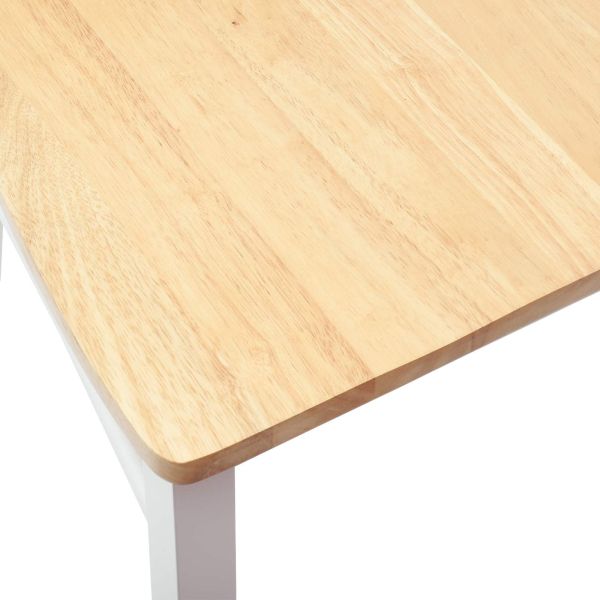 Обедени столове 2 pcs Бяло 50 x 52,5 x 91 см