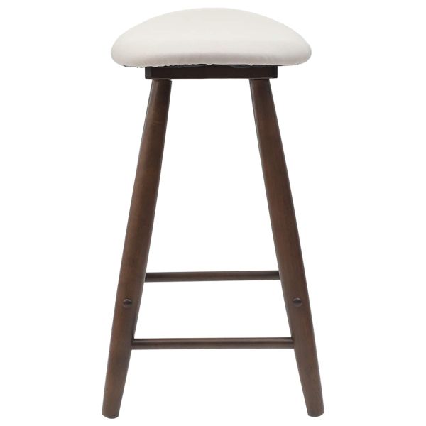 Обедени столове 2 pcs Светло кафяво 46 x 37 x 63 см