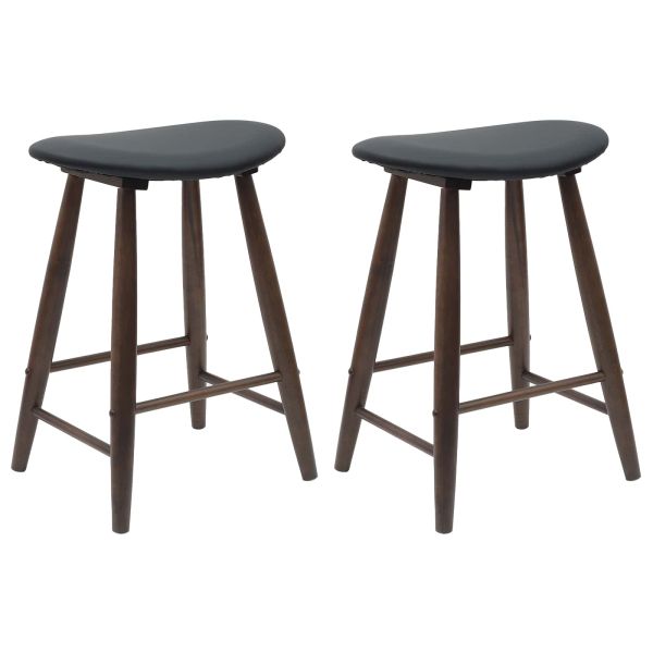 Обедени столове 2 pcs Светло кафяво 46 x 37 x 63 см