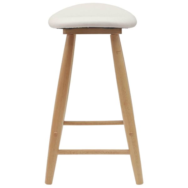 Обедени столове 2 pcs Естествен 46 x 37 x 63 см