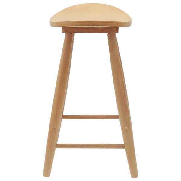 Обедени столове 2 pcs Естествен 46 x 37 x 63 см