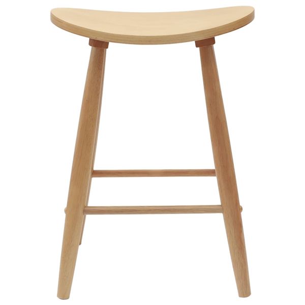 Обедени столове 2 pcs Естествен 46 x 37 x 63 см